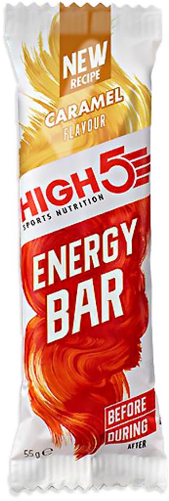 Se High5 Energy Bar 55g - Caramel hos Cykelexperten.dk