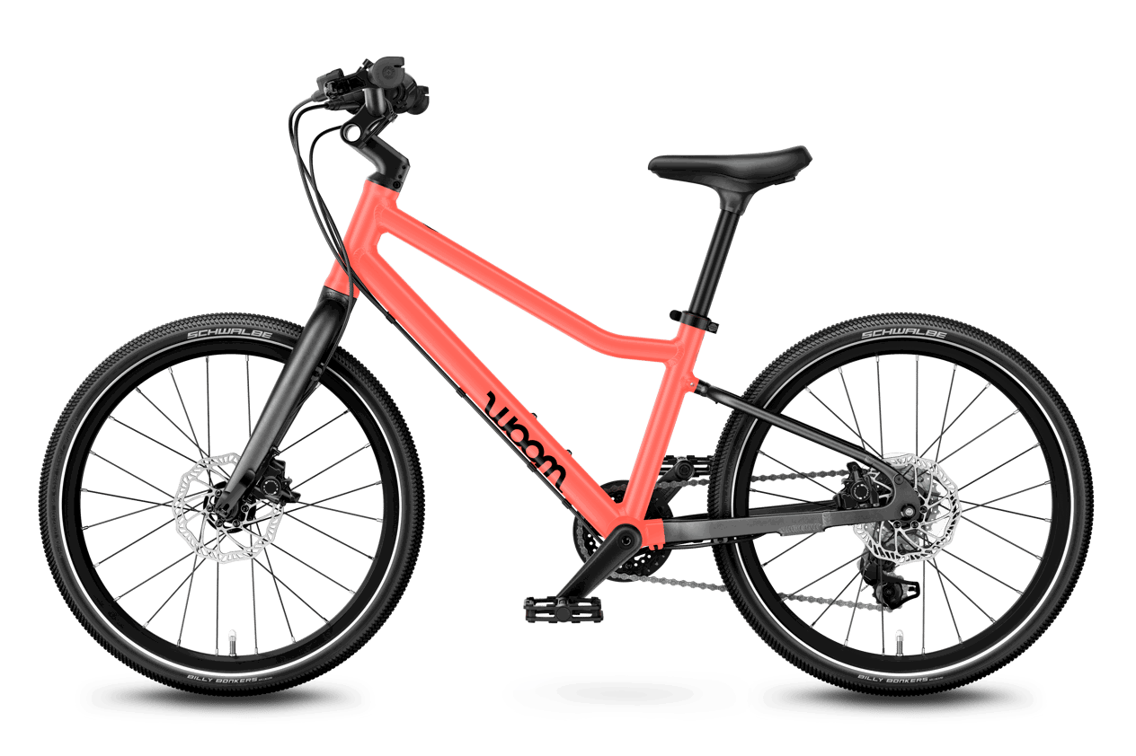 Cykler - Børnecykler - Woom Explore 4 - Neon Coral