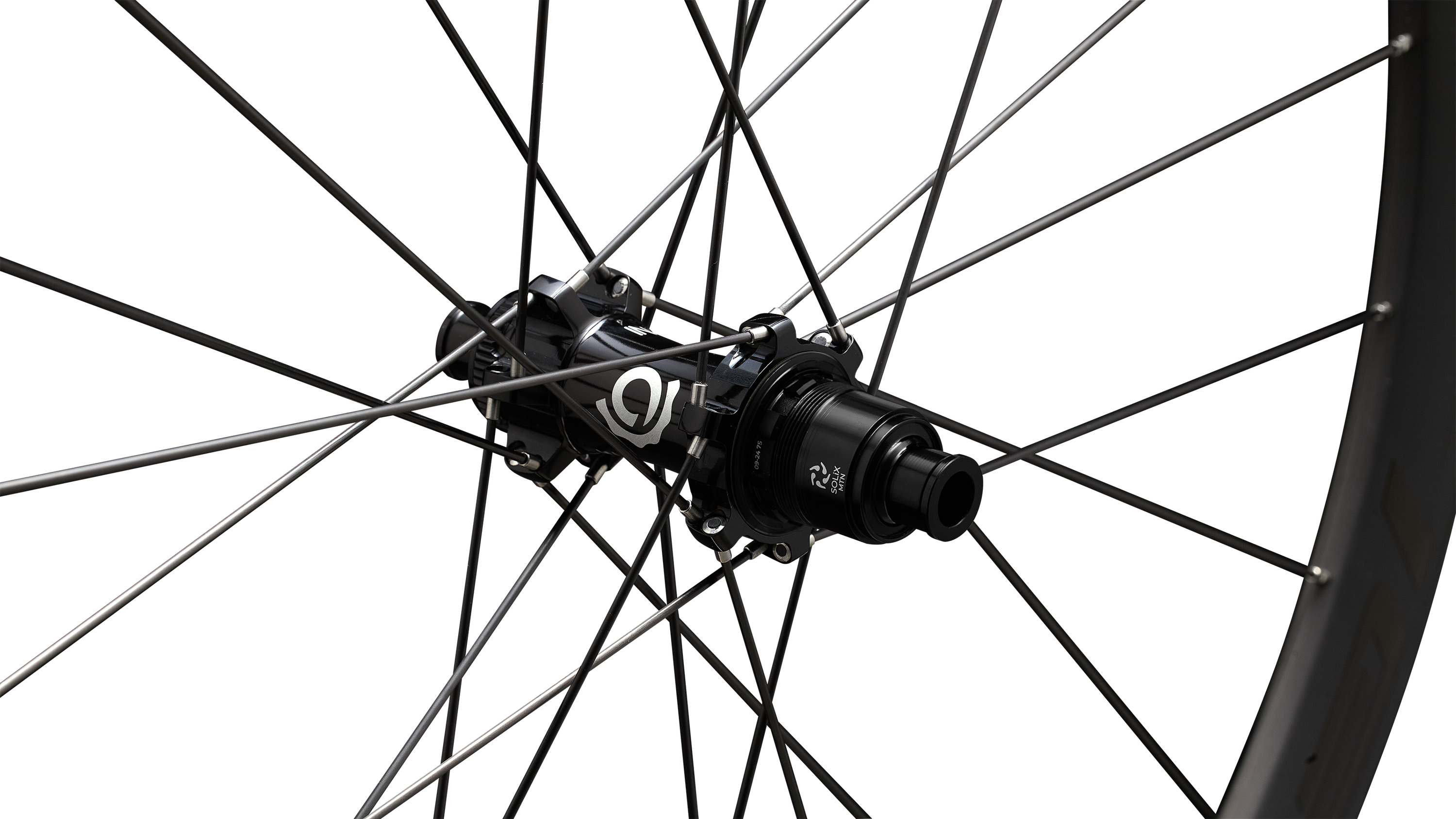 Reservedele - Hjulsæt - Roval Control SL VI Solix 29 Rear 24H - Satin Carbon/Gloss Black