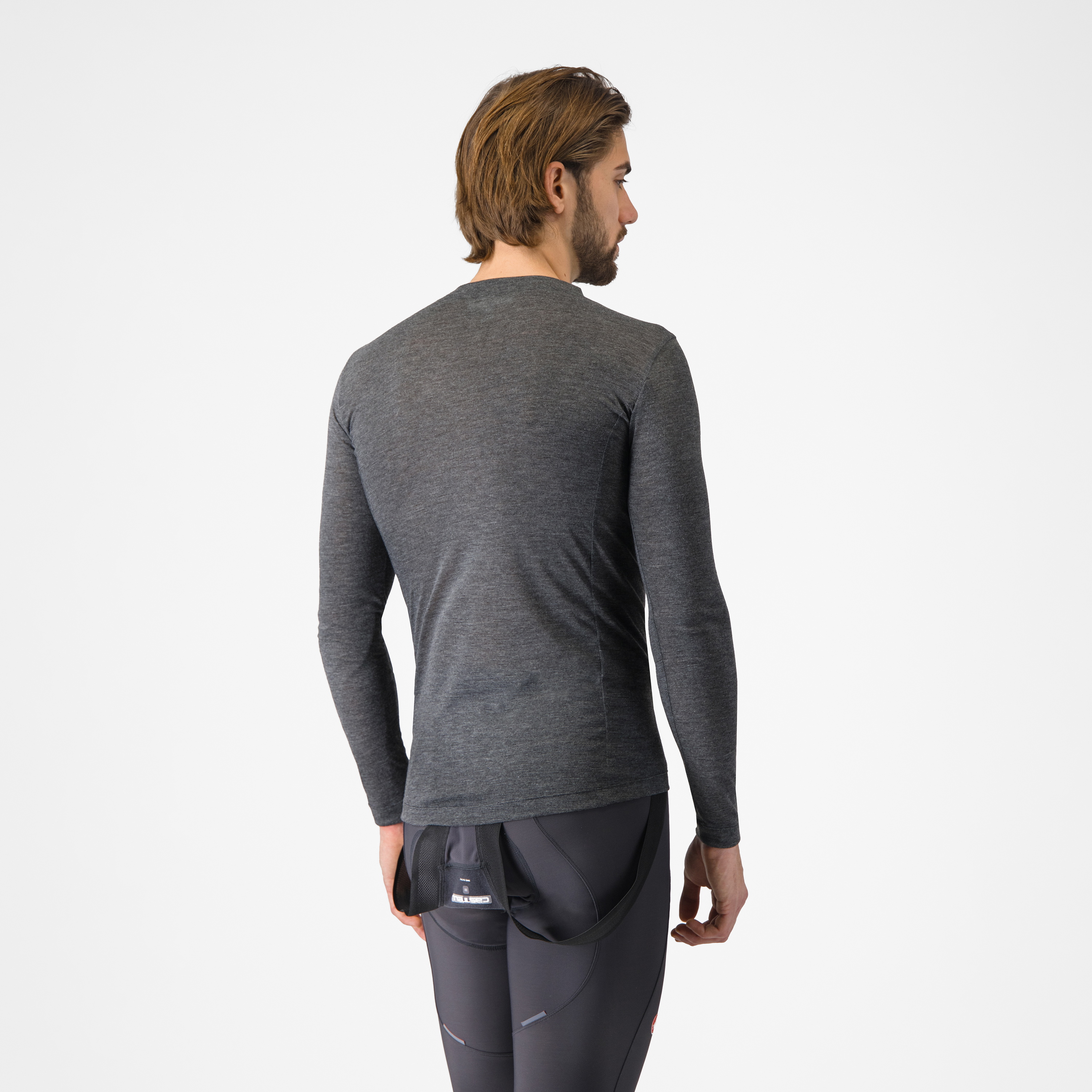 Beklædning - Baselayer / Undertøj - Castelli MEDIO Base Layer LS - Melange Gray