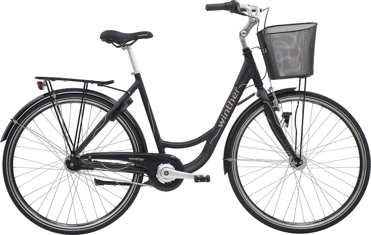 Cykler - Damecykler - Winther Shopping Society Dame 7g 2023 - Sort