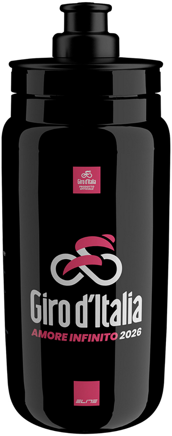 Elite Fly teams 2026 - Drikkedunk 550ml - Giro d'Italia Black Map