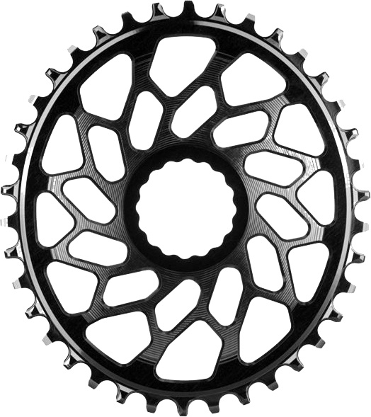 AbsoluteBlack Chainring Direct Mount Singlespeed 38T - (1x10/11/12) Oval (Easton) - Sort