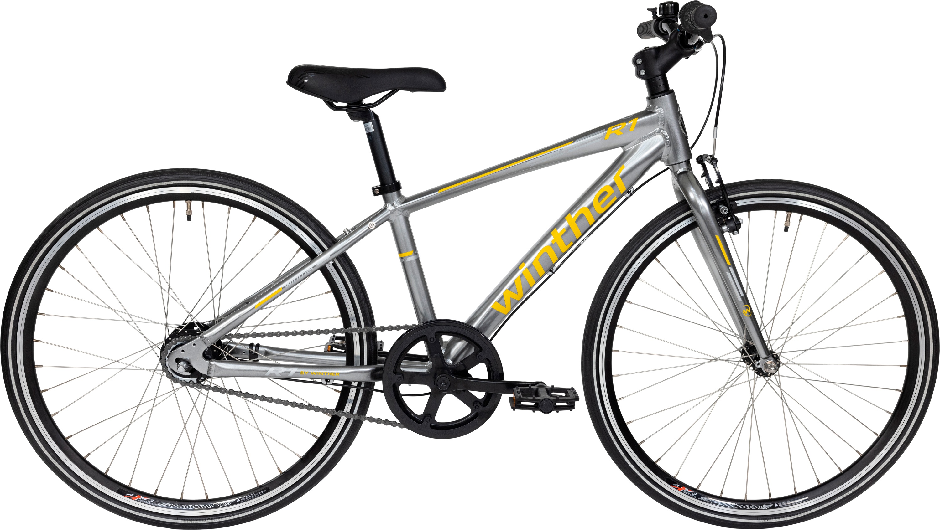 Cykler - Børnecykler - Winther R1 sport Dreng 26" 7g 2023 - Sølv