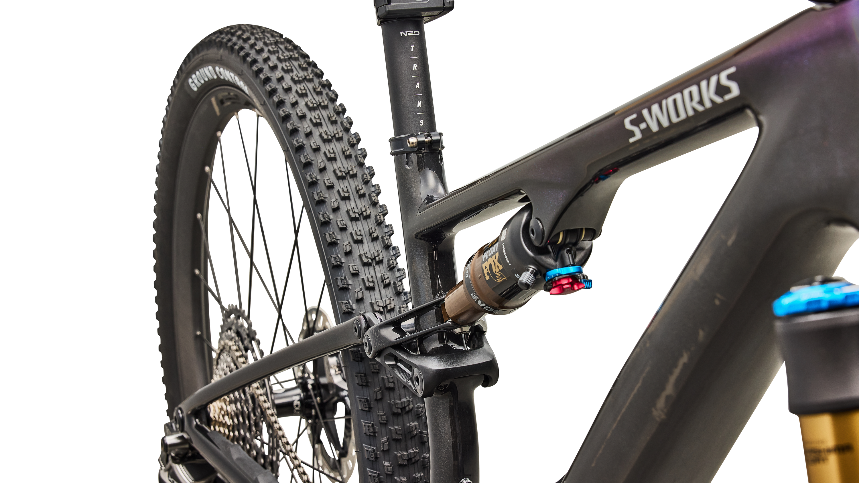 Cykler - Mountainbikes - Specialized S-Works Epic 8 EVO Di2 2026 - Gloss Carbon / Green to Purple