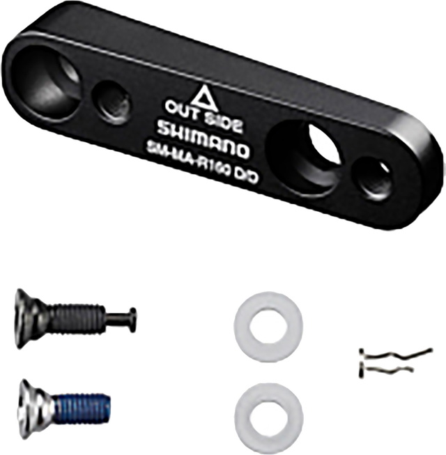 Shimano SM-MA-R160D/D Skivebremseadapter 160mm Bag Flat Mount +20mm