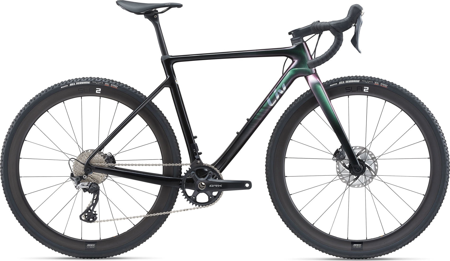 Cykler - Racercykler - Giant Liv Brava Advanced Pro 1 2023 - Sort/Grøn