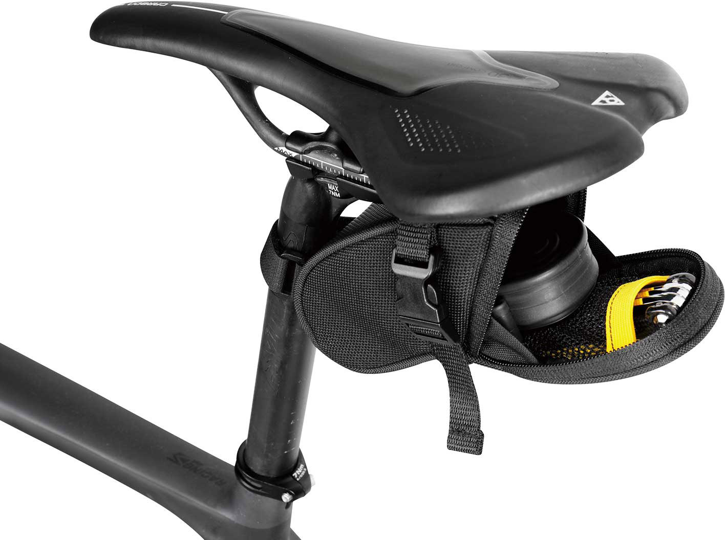 Tilbehør - Sadeltasker - Topeak Sadeltaske Aero Wedge Pack (med stropper) - Micro