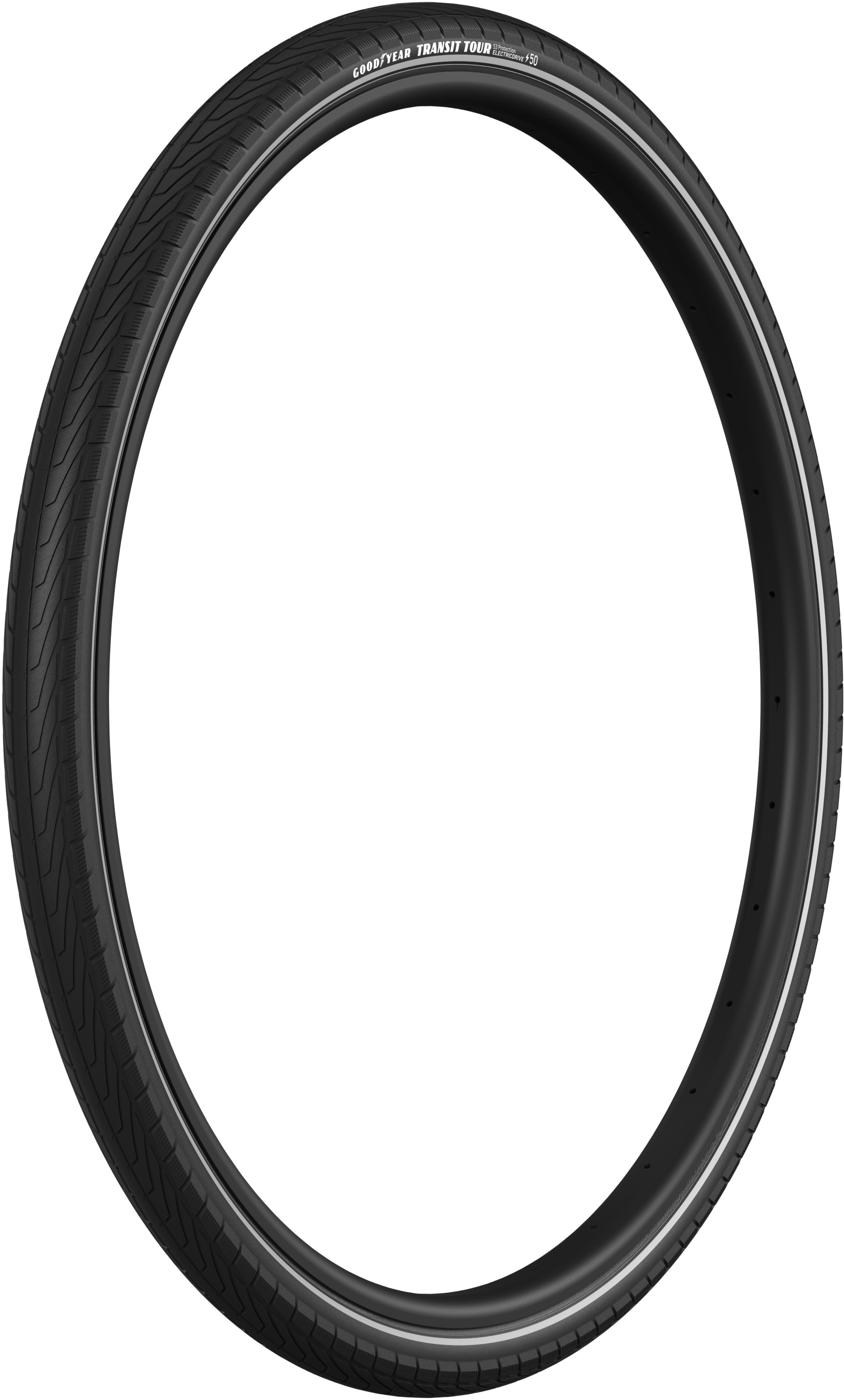 Reservedele - Cykeldæk - Goodyear TRANSIT TOUR S3 (3mm indlæg) 700x35/40/50 - Sort