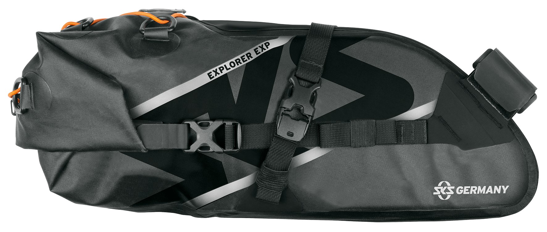 Tilbehør - Cykeltasker - SKS Explorer EXP sadeltaske 57.5x16.5x34.5cm 13l 500g - inkl. skærm