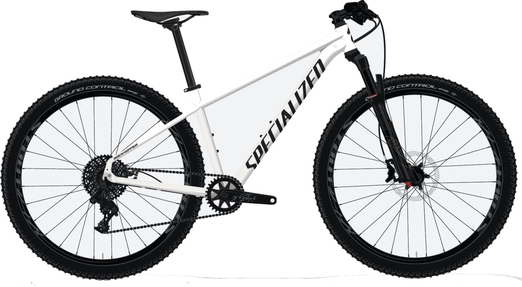 Cykler - Mountainbikes - Specialized RockHopper Comp 2x 27.5 2021 - Hvid