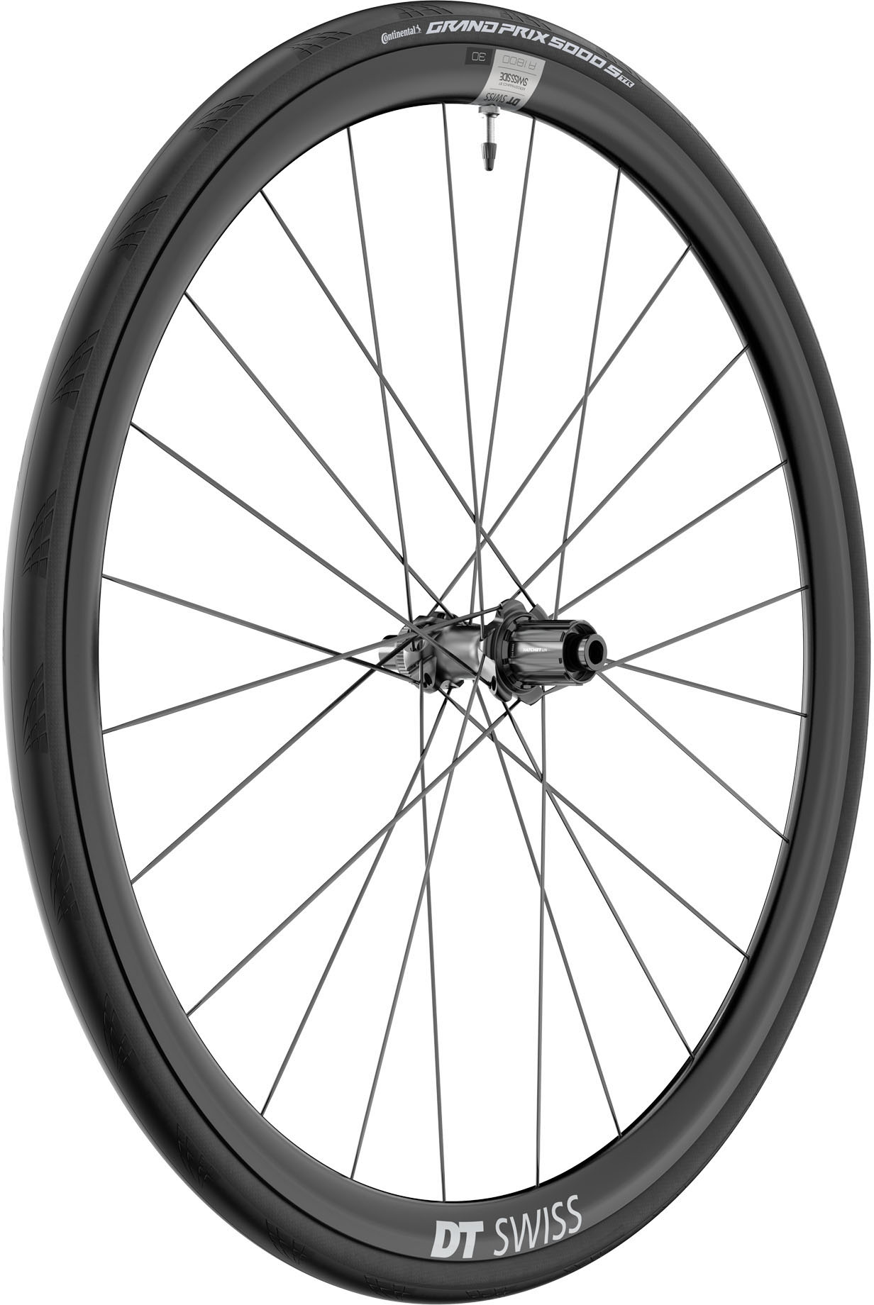 DT Swiss Wheel A 1800 Spline 30 (Inkl. Dæk & Slange) 700c Rear - Shimano/SRAM