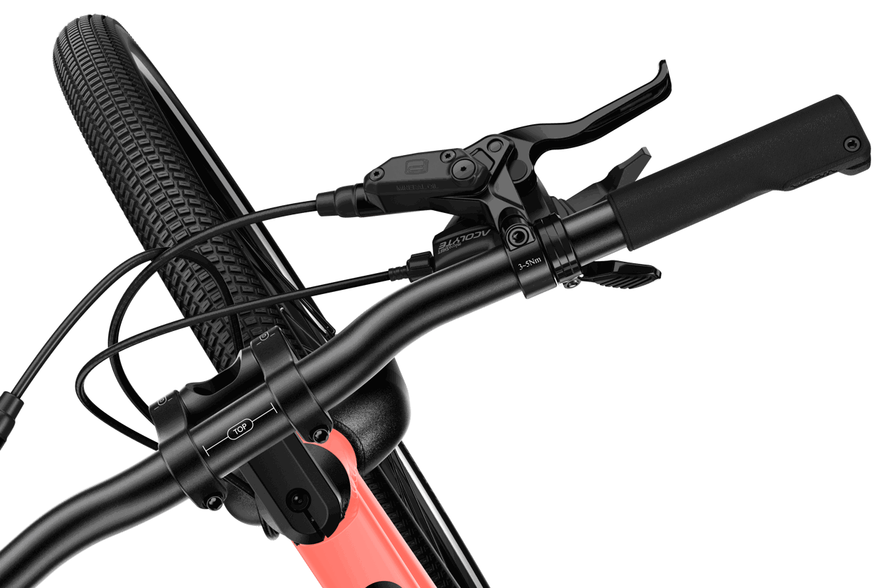 Cykler - Børnecykler - Woom Explore 5 - Neon Coral