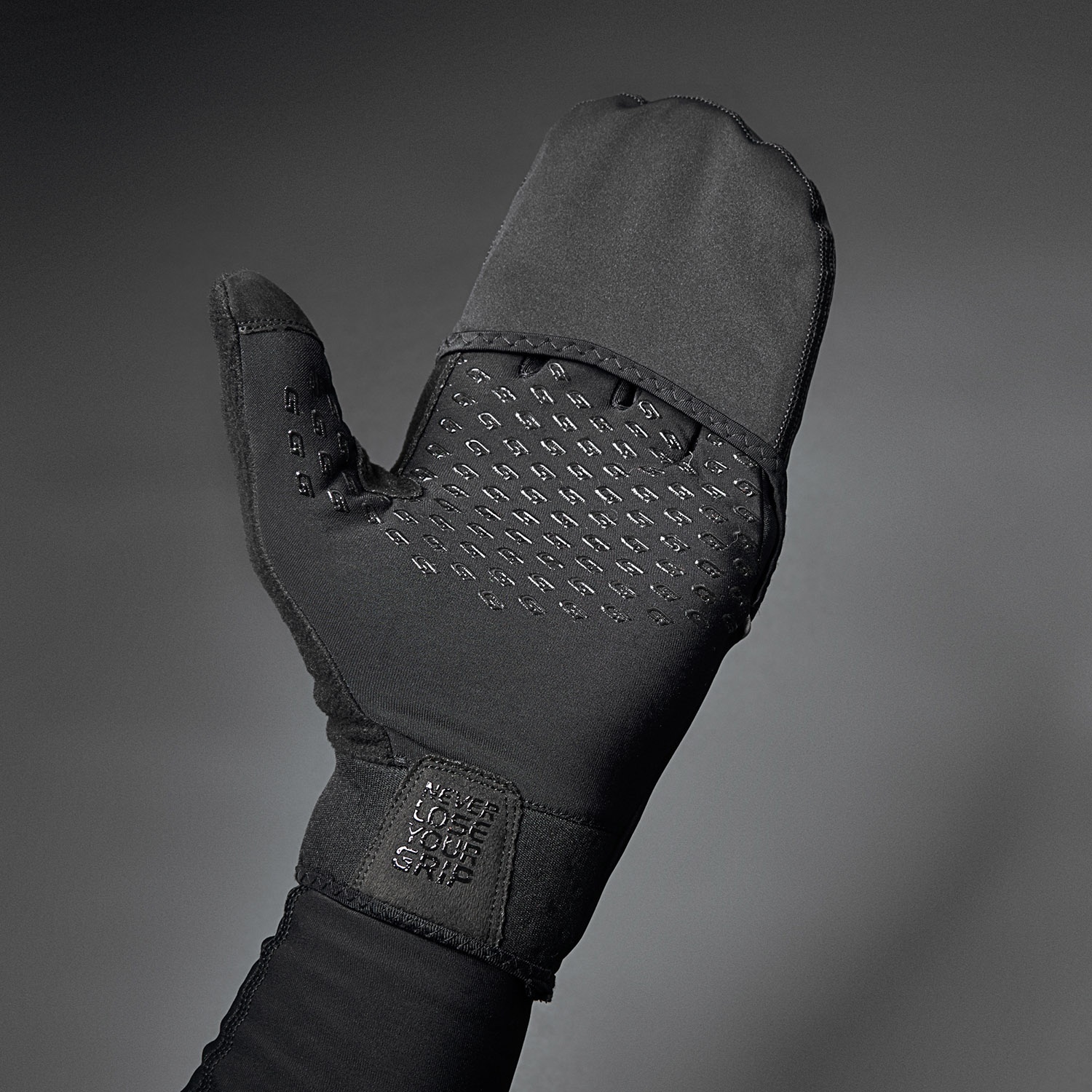 Beklædning - Cykelhandsker - GripGrab Running Thermo Vindtæt Touchscreen Handske - Sort