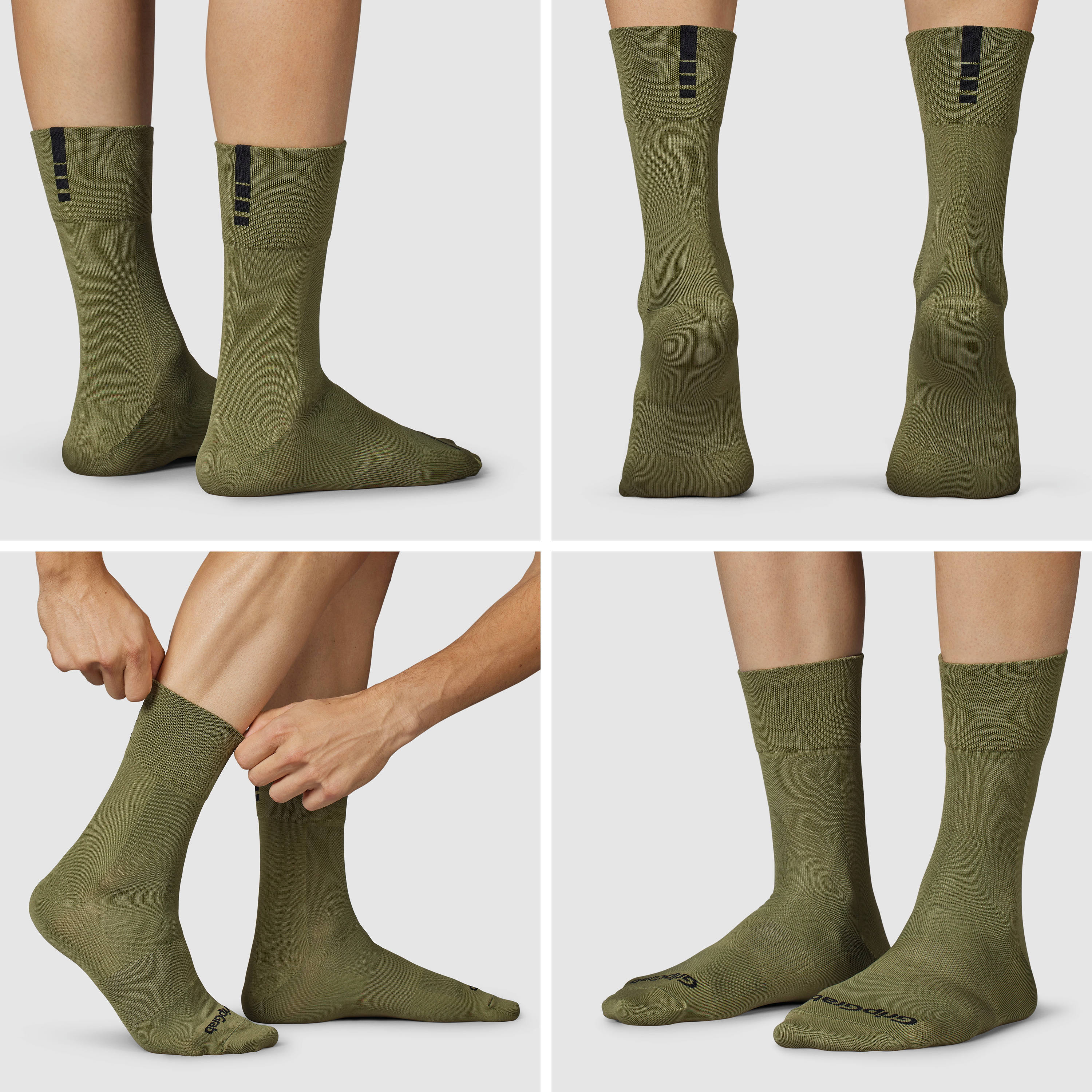 Beklædning - Sokker - GripGrab Lightweight SL Sokker - Olive Green