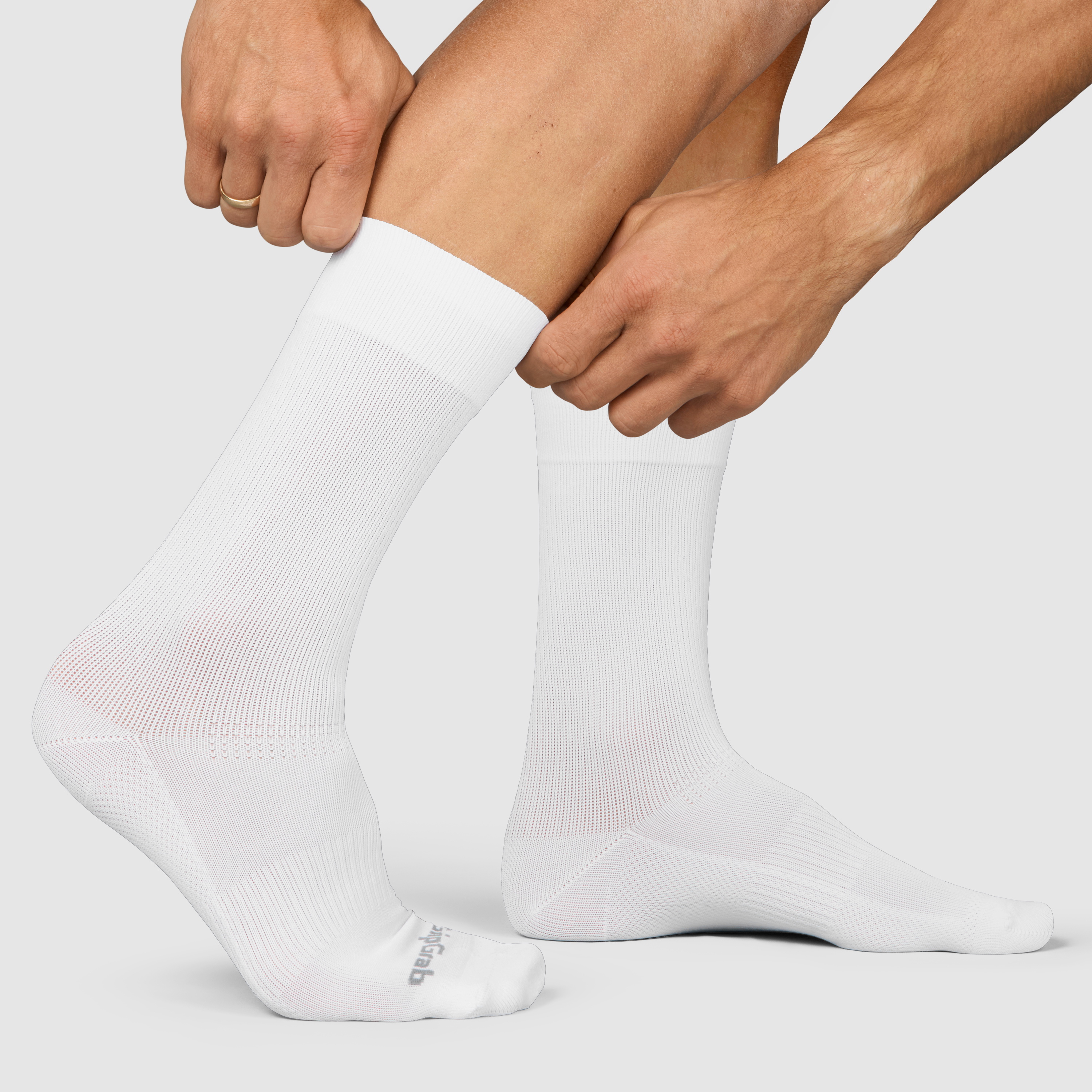 Beklædning - Sokker - GripGrab EXPLR High Cut Sokker - White