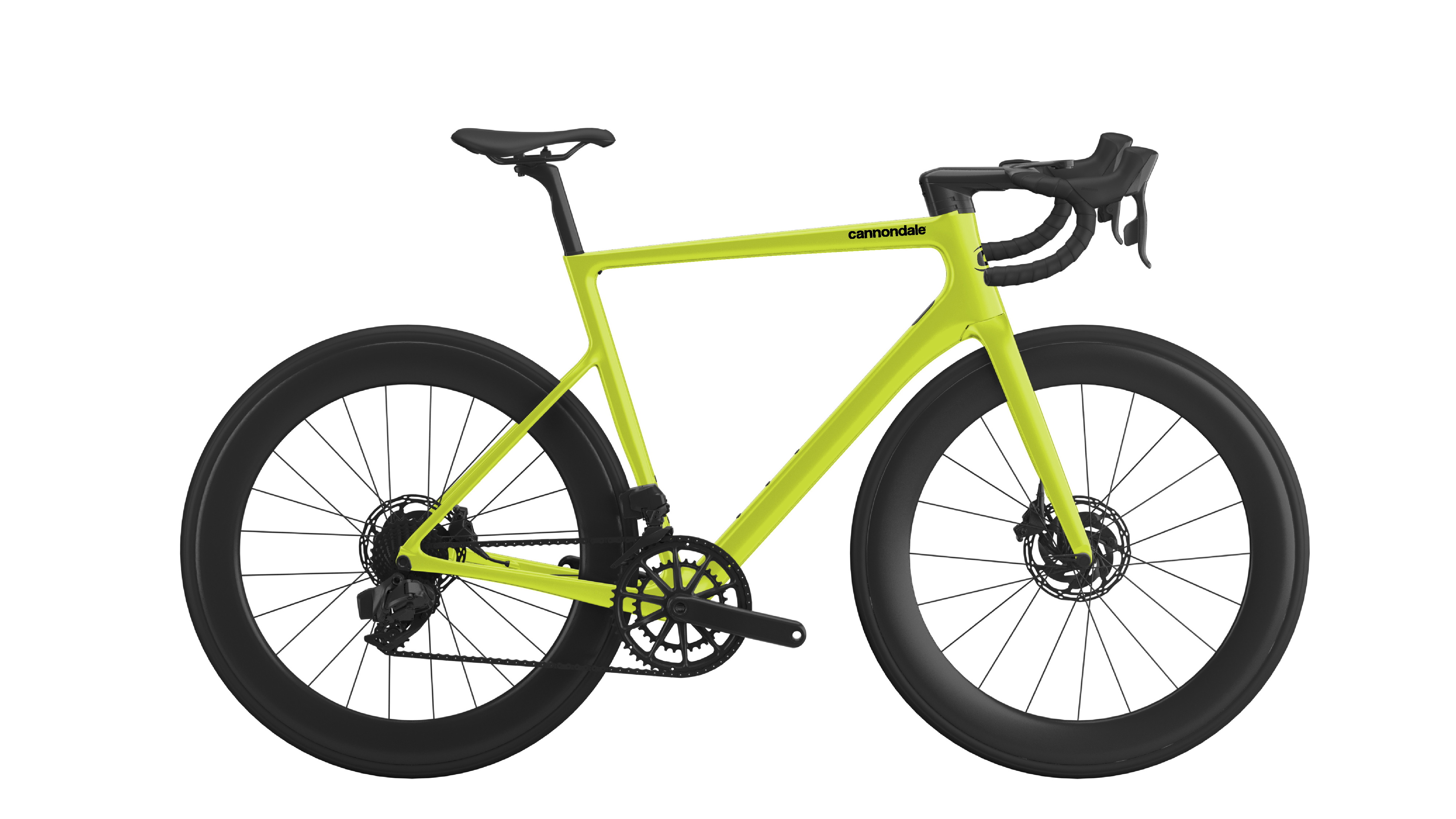 Cannondale SuperSix EVO Carbon Disc 105 2022 - Gul Cykler > Racercykler