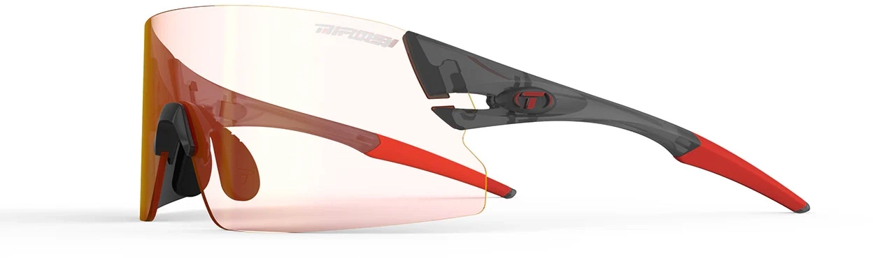 Beklædning - Cykelbriller - Tifosi Rail XC Cykelbriller – Satin Vapor – Clarion Red Fototec