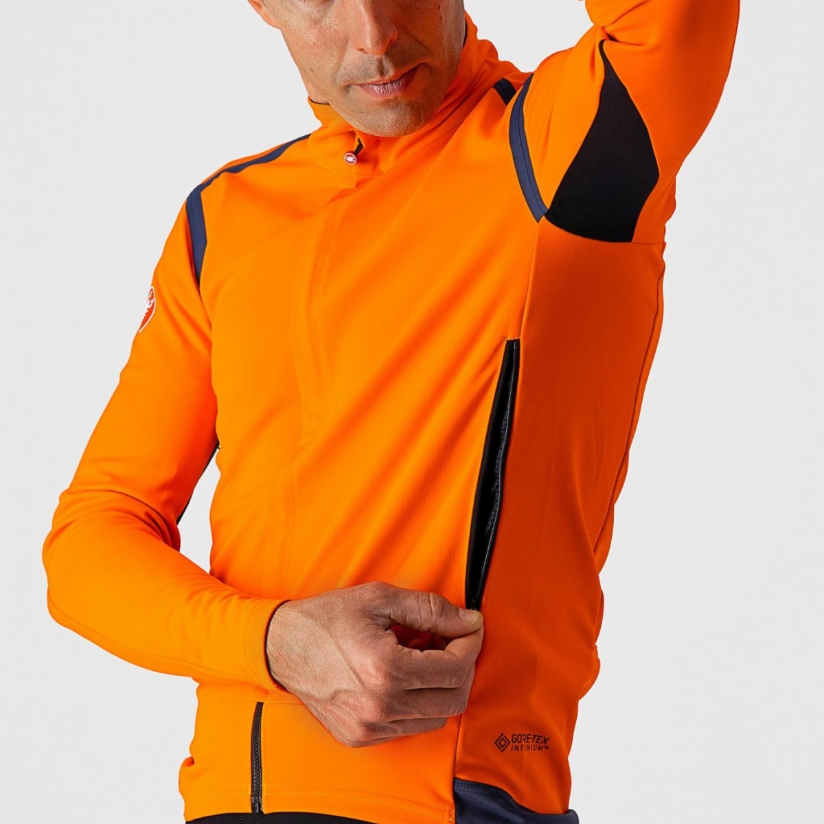 Beklædning - Cykeljakker - Castelli PERFETTO RoS LONG SLEEVE Langærmet Jersey - Orange