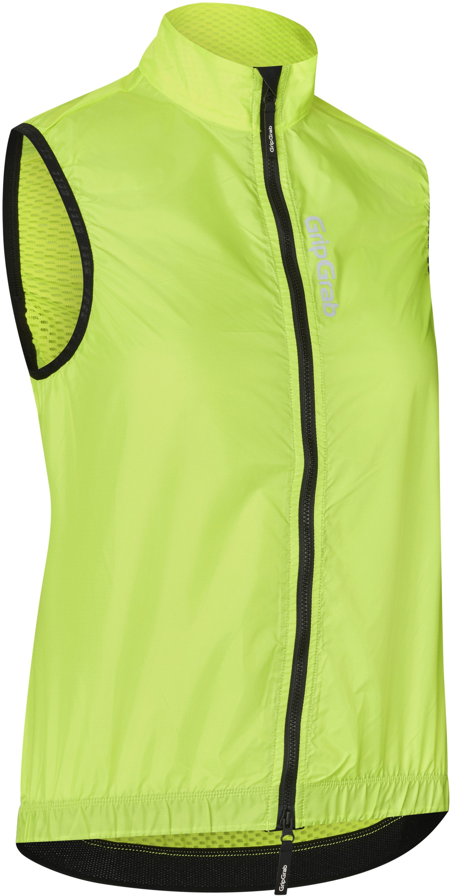 GripGrab RIDE vindtæt vest til damer - Yellow Hi-Vis
