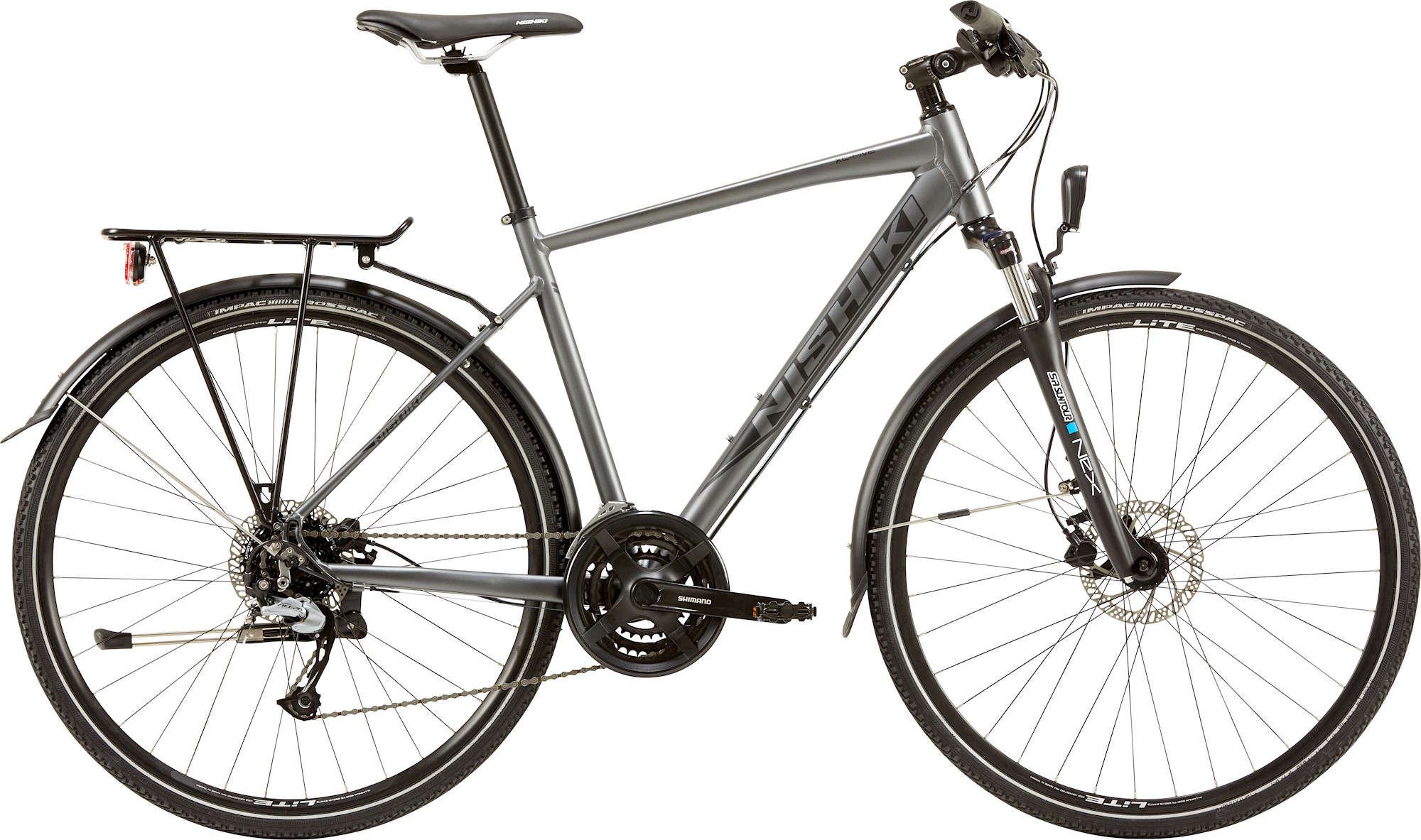 Nishiki Xc Five Herre 24g Acera 2023 Grå