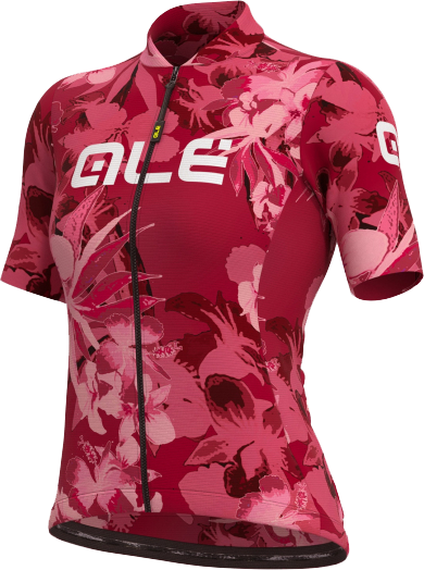 Beklædning - Cykeltrøjer - Alé Jersey Woman Solid Bouquet - Rød