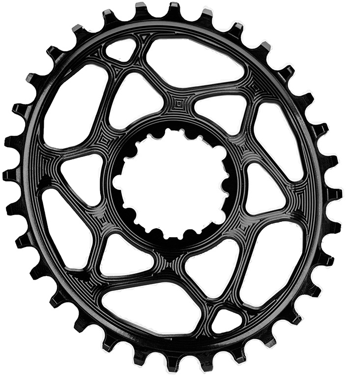 AbsoluteBlack Chainring Direct Mount Singlespeed 32T - Oval - SRAM - Sort