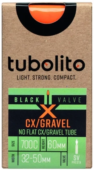 Beklædning - Børnecykeltøj - Tubolito X-Tubo CX/Gravel Gravel Slange 700x32-50 60mm (131g)
