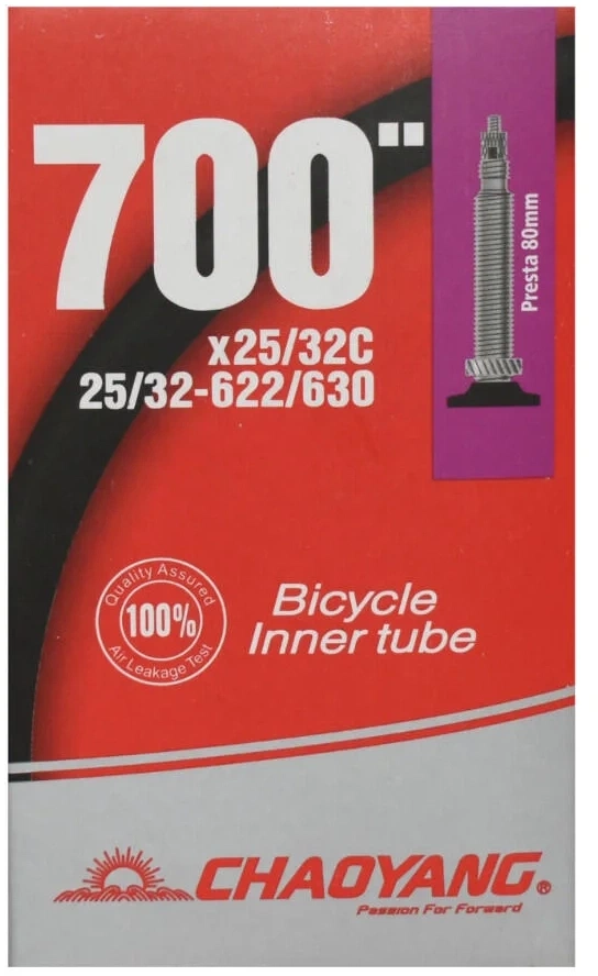 Reservedele - Cykelslanger - Chaoyang Slange 700x25/32C Presta 80mm
