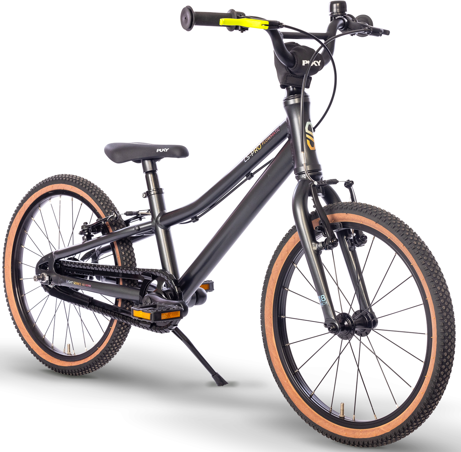 Cykler - Børnecykler - PUKY LS-PRO 18-2 Alu 18" Flowmatic (Automatgear) - Anthracite