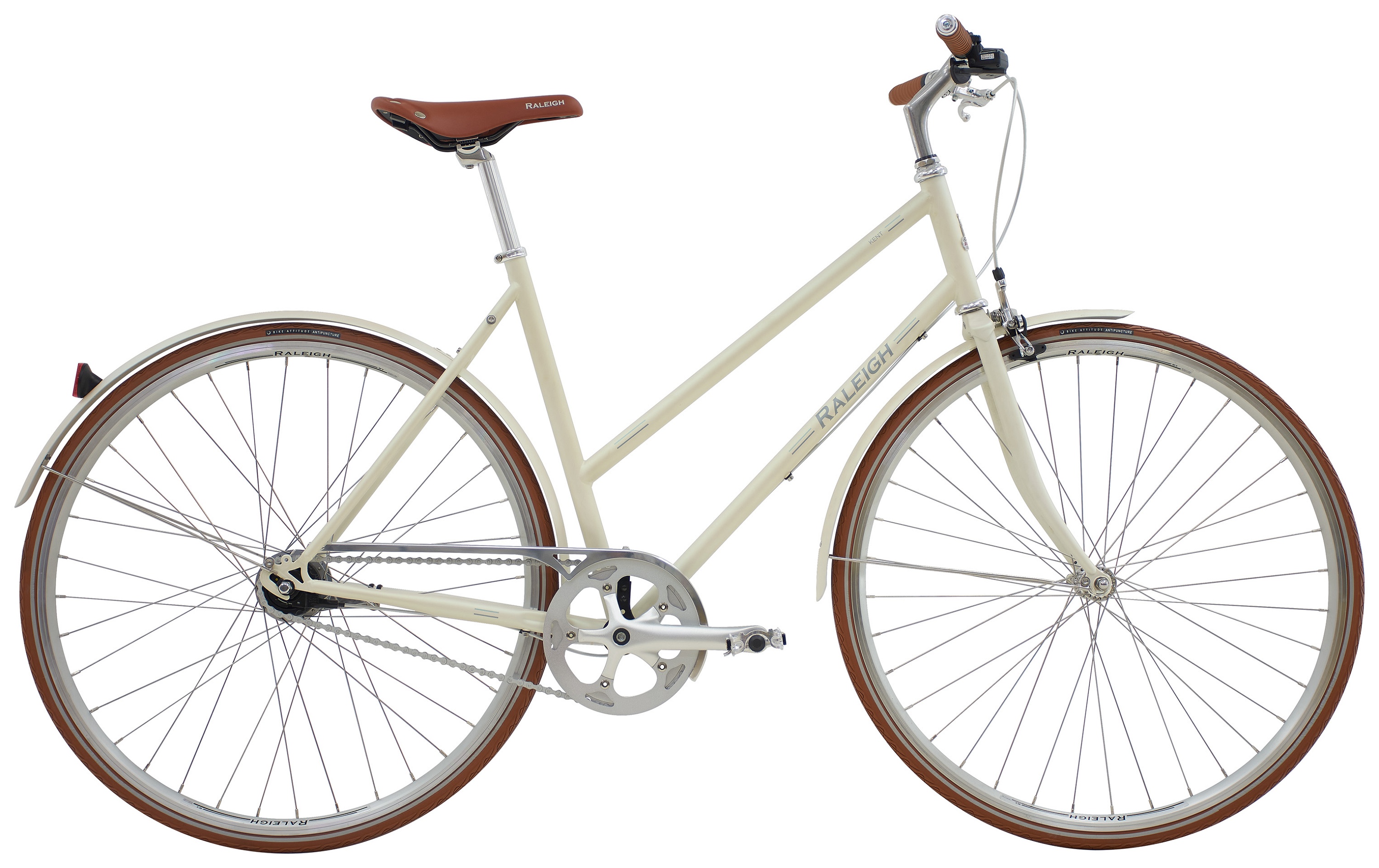 Cykler - Damecykler - Raleigh Kent Dame 7g 2023 - Hvid