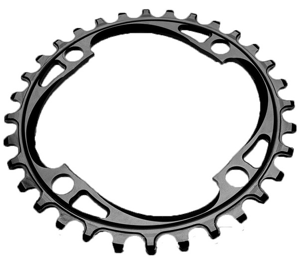 AbsoluteBlack Chainring Singlespeed 30T Ø64 mm - (1x10/11/12) - Sort