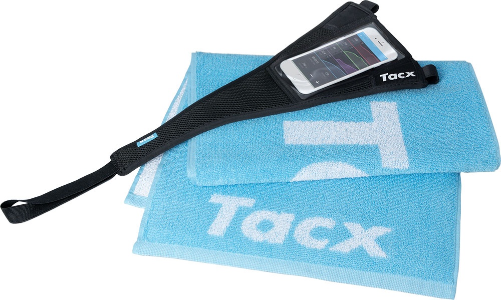 Tilbehør - Hometrainer - Tacx svedsæt (inkl. håndklæde og smartphone-svedcover)