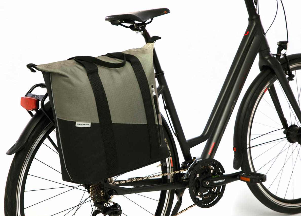 Tilbehør - Cykeltasker - New Looxs Oslo Shopper Kota Sidetaske - Army Black