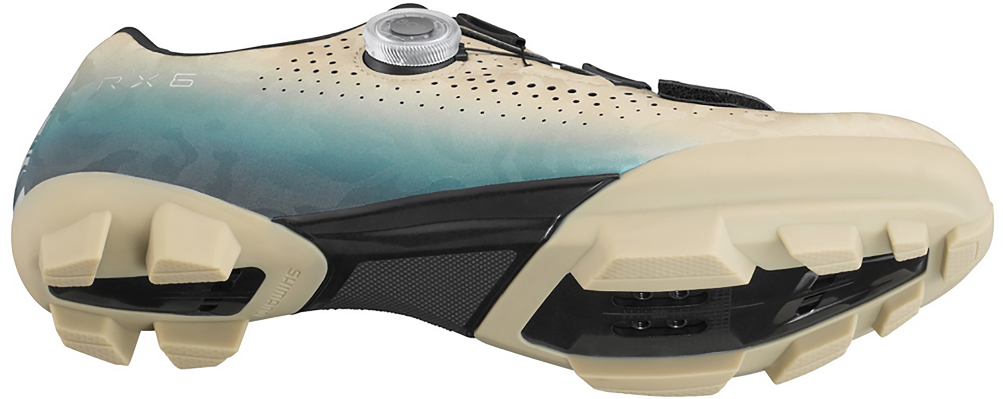 Beklædning - Cykelsko - Shimano RX600 SPD Gravel Sko - Beige Blue