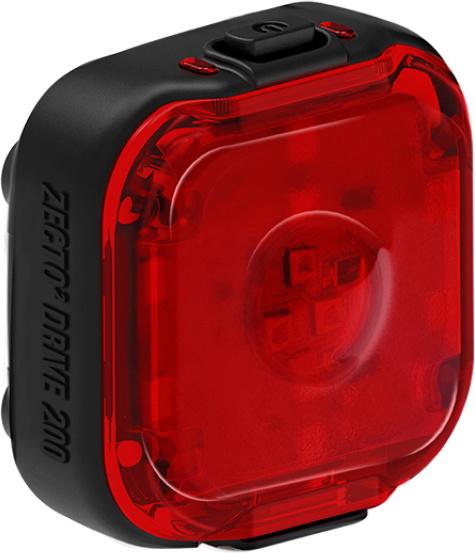 Lezyne Zecto 2 Drive 200+ Baglygte 200 lumen - Black