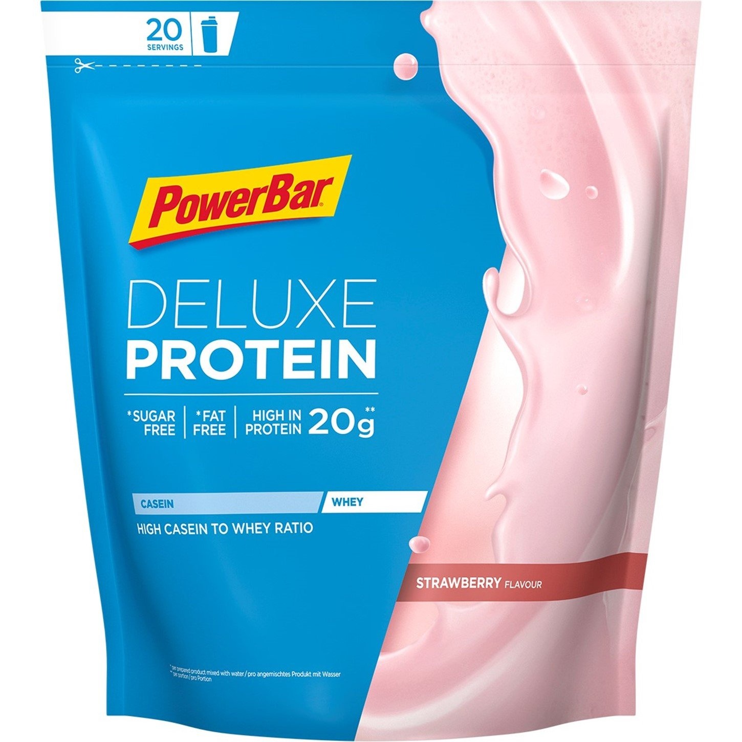 Powerbar Protein Deluxe 80% - Protein pulver - Strawberry 500g