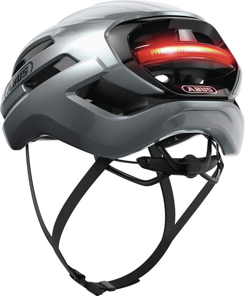 Beklædning - Cykelhjelme - Abus Taipan m. LED - Graphite Silver