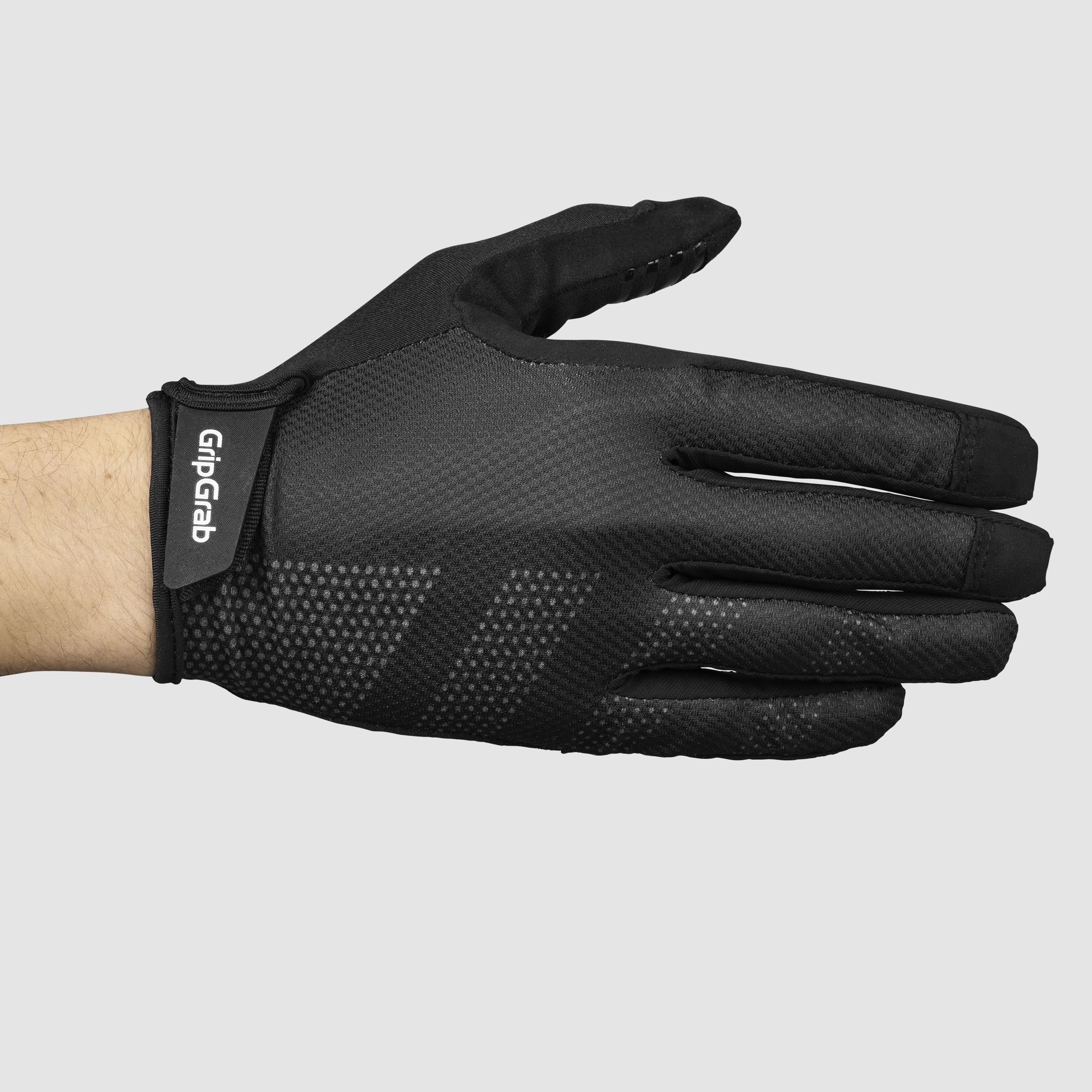 Beklædning - Cykelhandsker - GripGrab RIDE Lite Langfingret Sommerhandsker - Black
