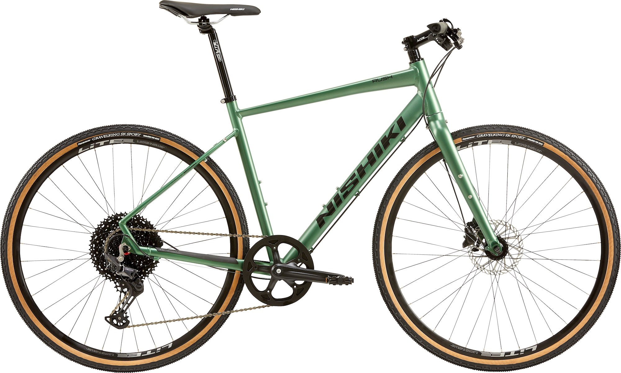 Cykler - Herrecykler - Nishiki Rush Herre 12g 2023 - Grøn