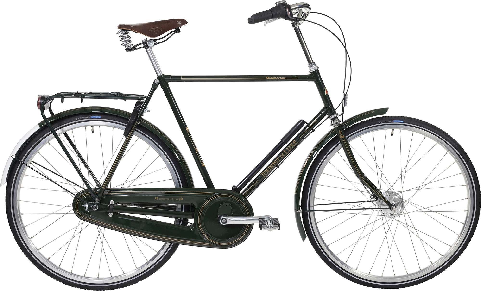 Cykler - Herrecykler - Motobecane Tourist de Luxe Herre 7g 2026 - Mørkegrøn