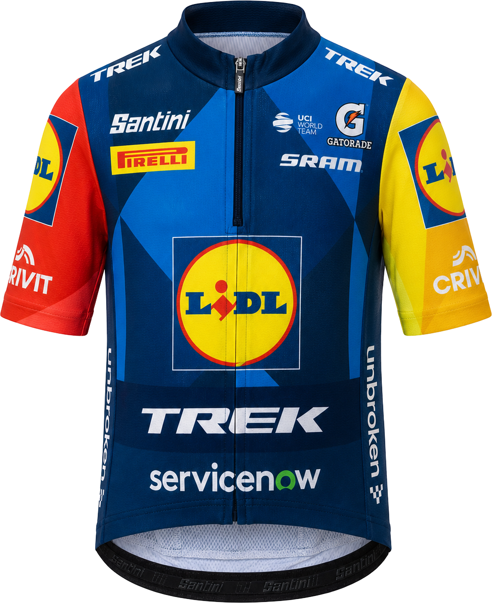 Beklædning - Cykeltrøjer - Santini LIDL-TREK 2026 Team Replica Børnetrøje