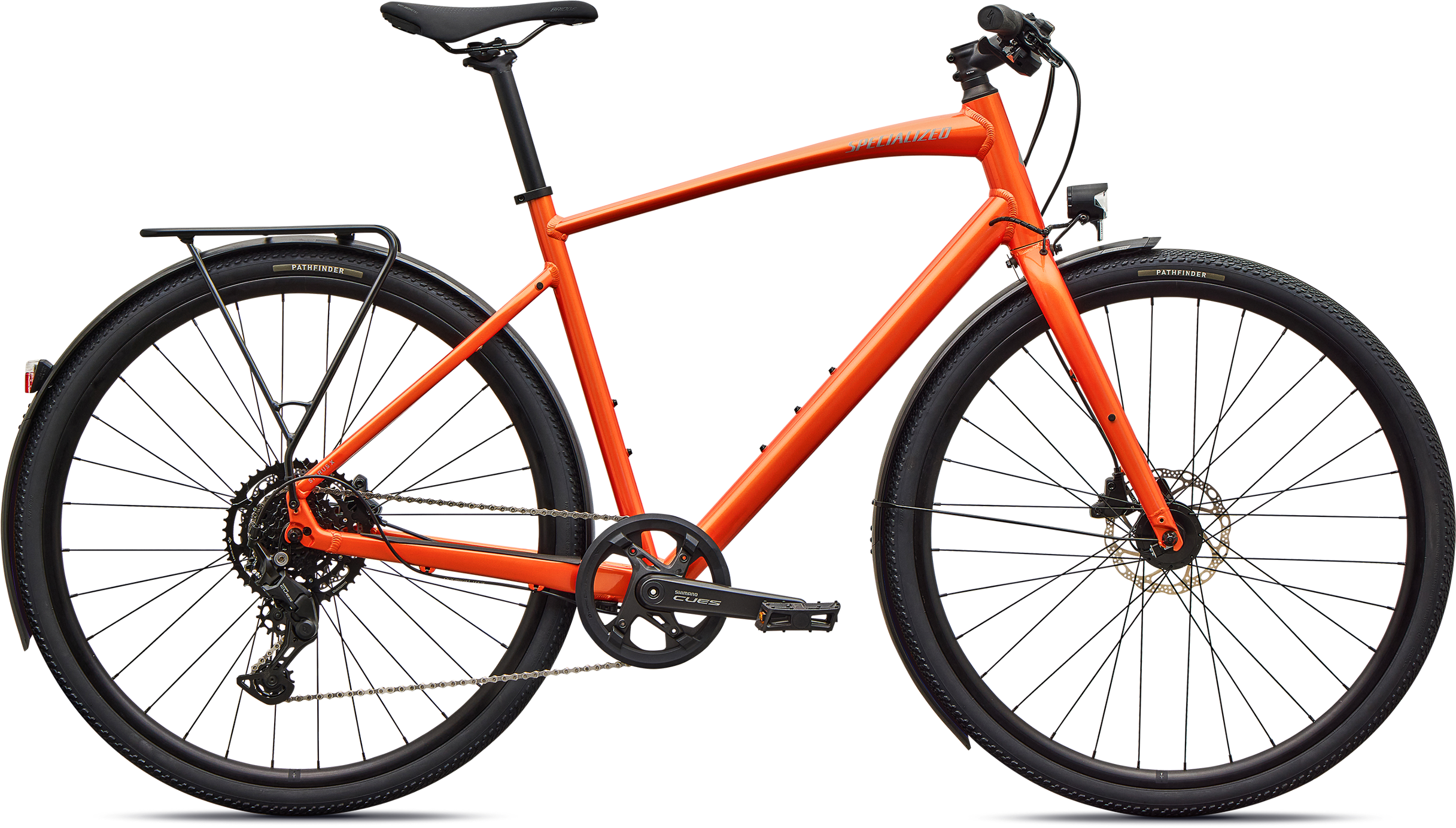 Specialized Sirrus X 2.0 EQ 2027 - Gloss Tangerine / Shadow Silver