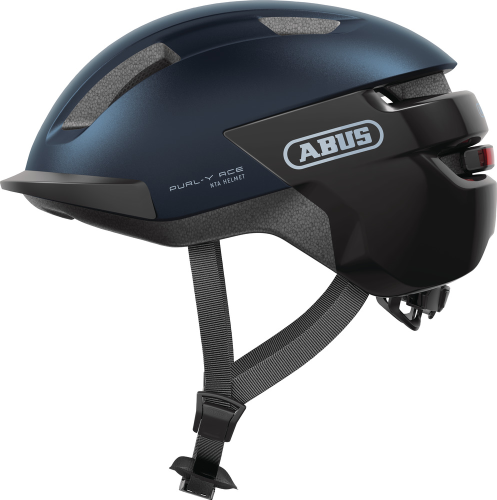 Beklædning - Cykelhjelme - Abus PURL-Y ACE m. LED lys - Midnight Blue (elcykel hjelm)