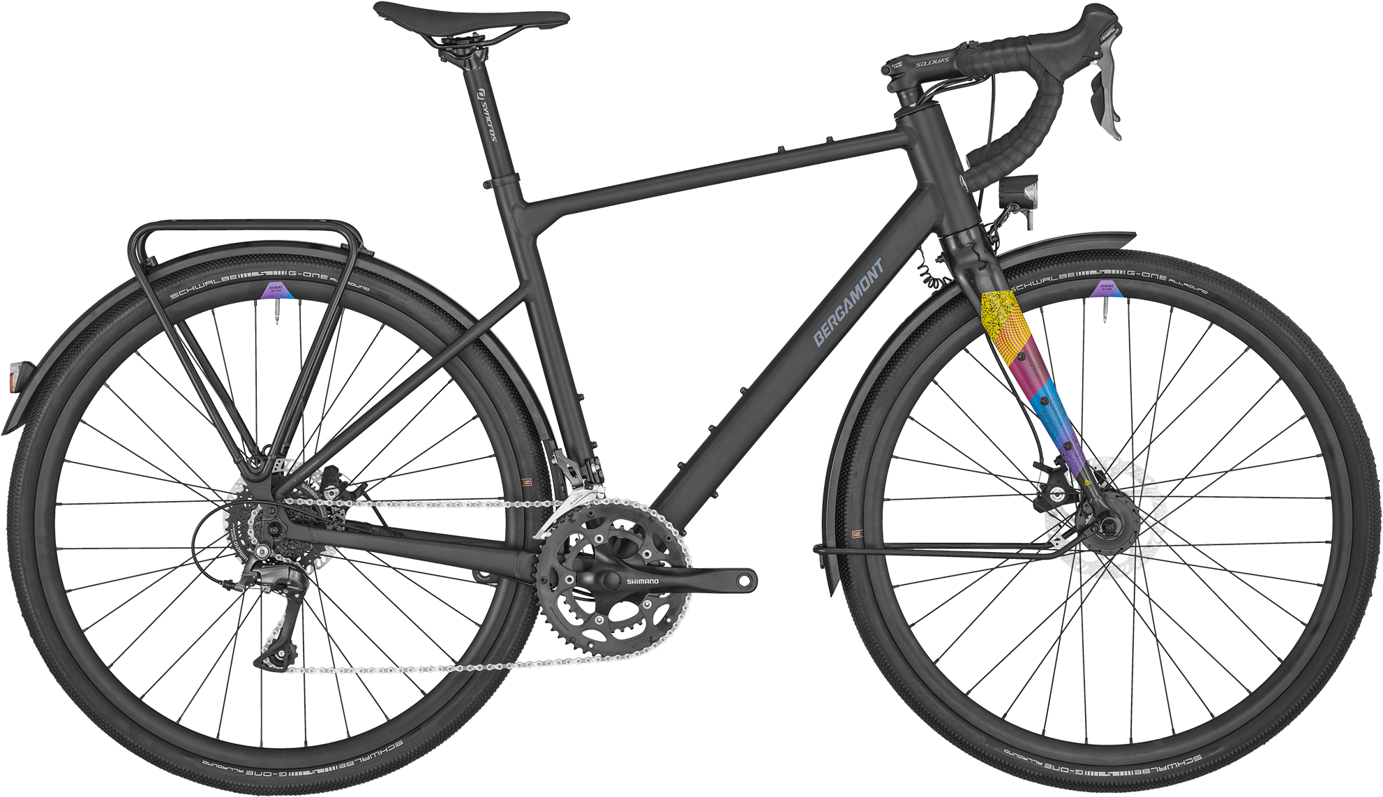 Cykler - Racercykler - Bergamont Grandurance RD 3 2023 - Sort