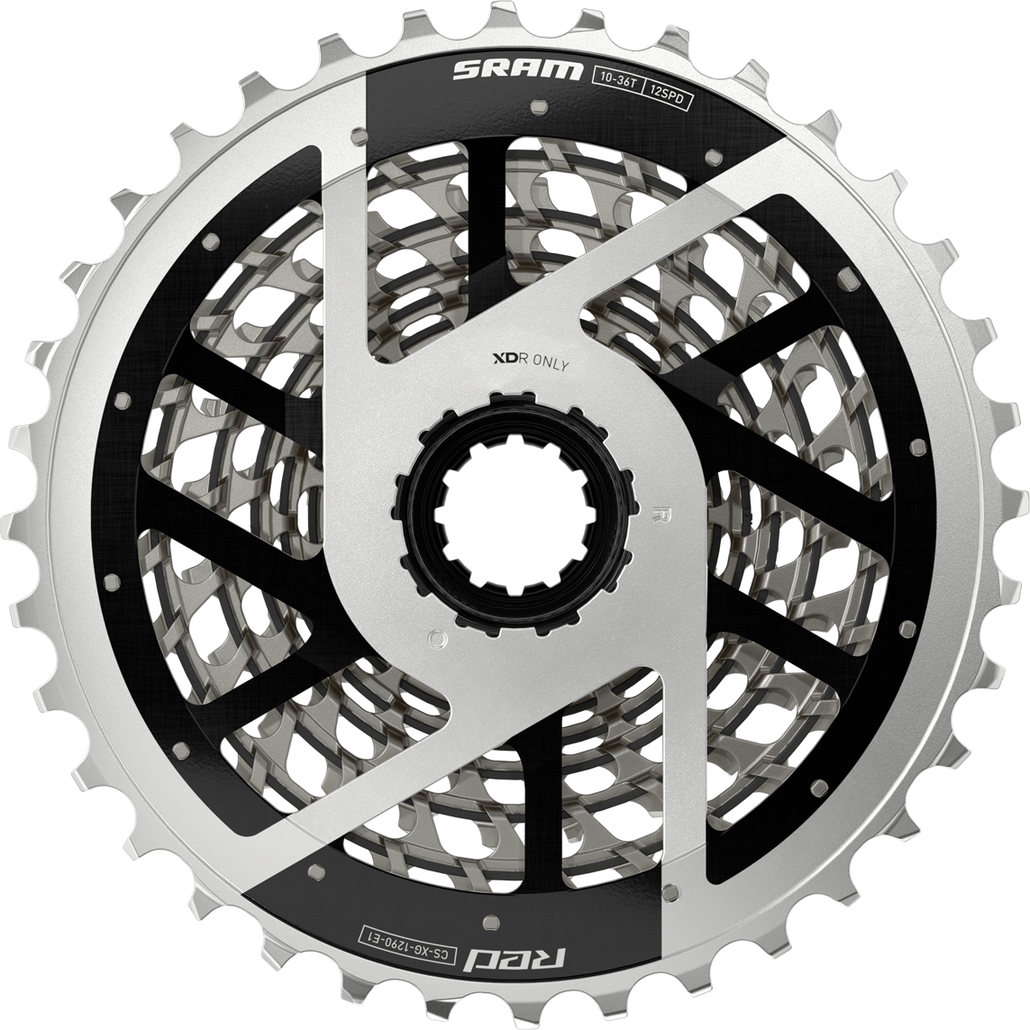 Reservedele - Kassette / krans / tandhjul - Kassetter - SRAM Cassette XG-1290 E1 12 speed 10-36T