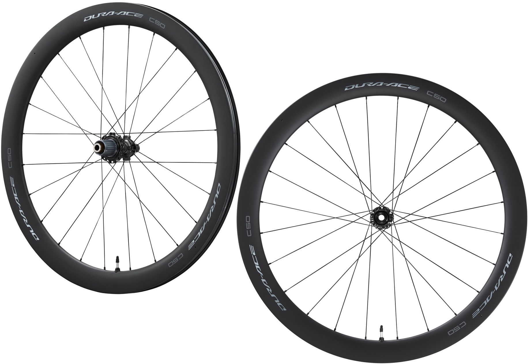  - Shimano Dura-Ace C50 Carbon Disc Tubeless - Rear/Front Hjulsæt