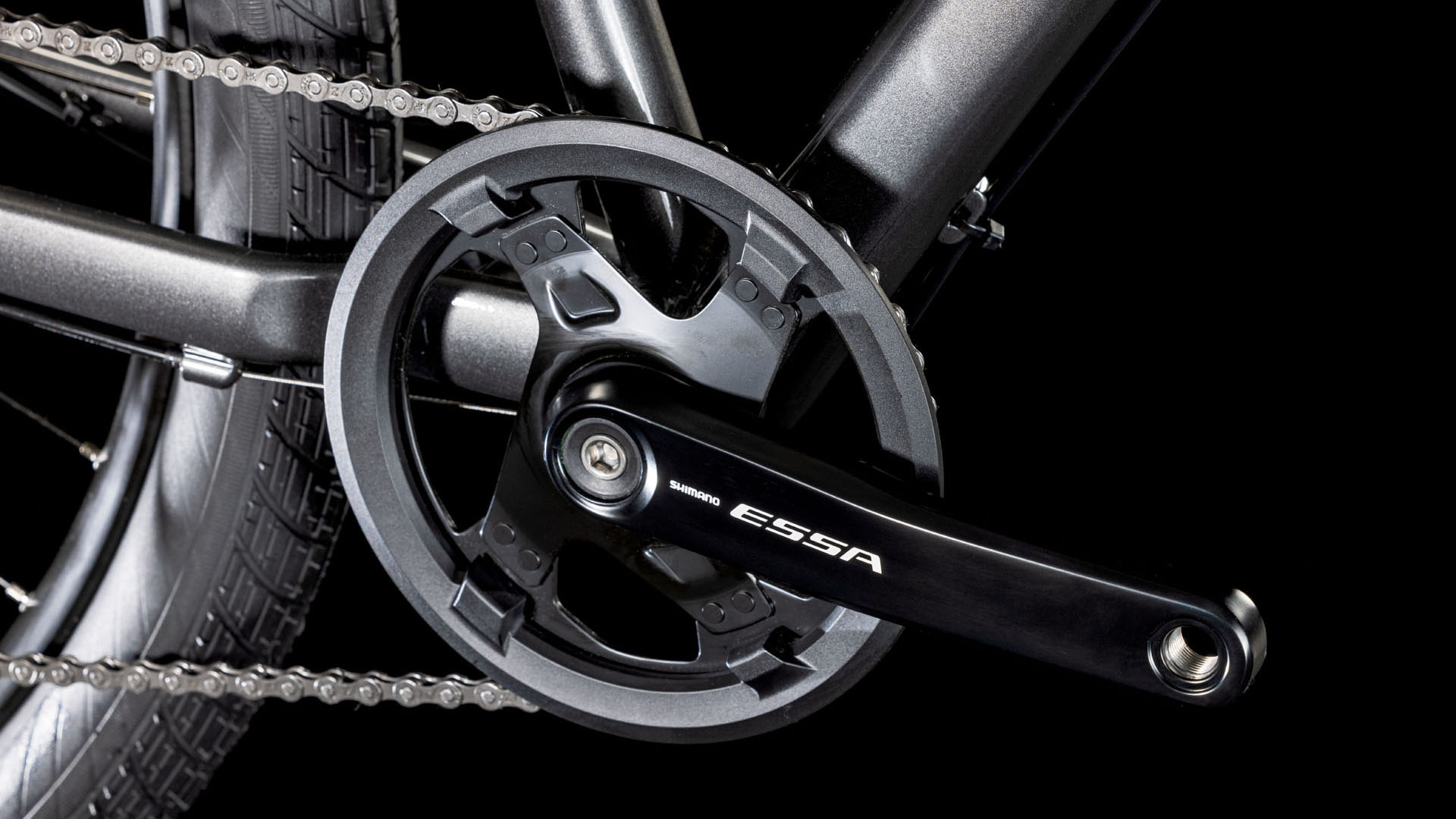 Cykler - Herrecykler - Cube Hyde ONE 2025 - Graphite 'n Black