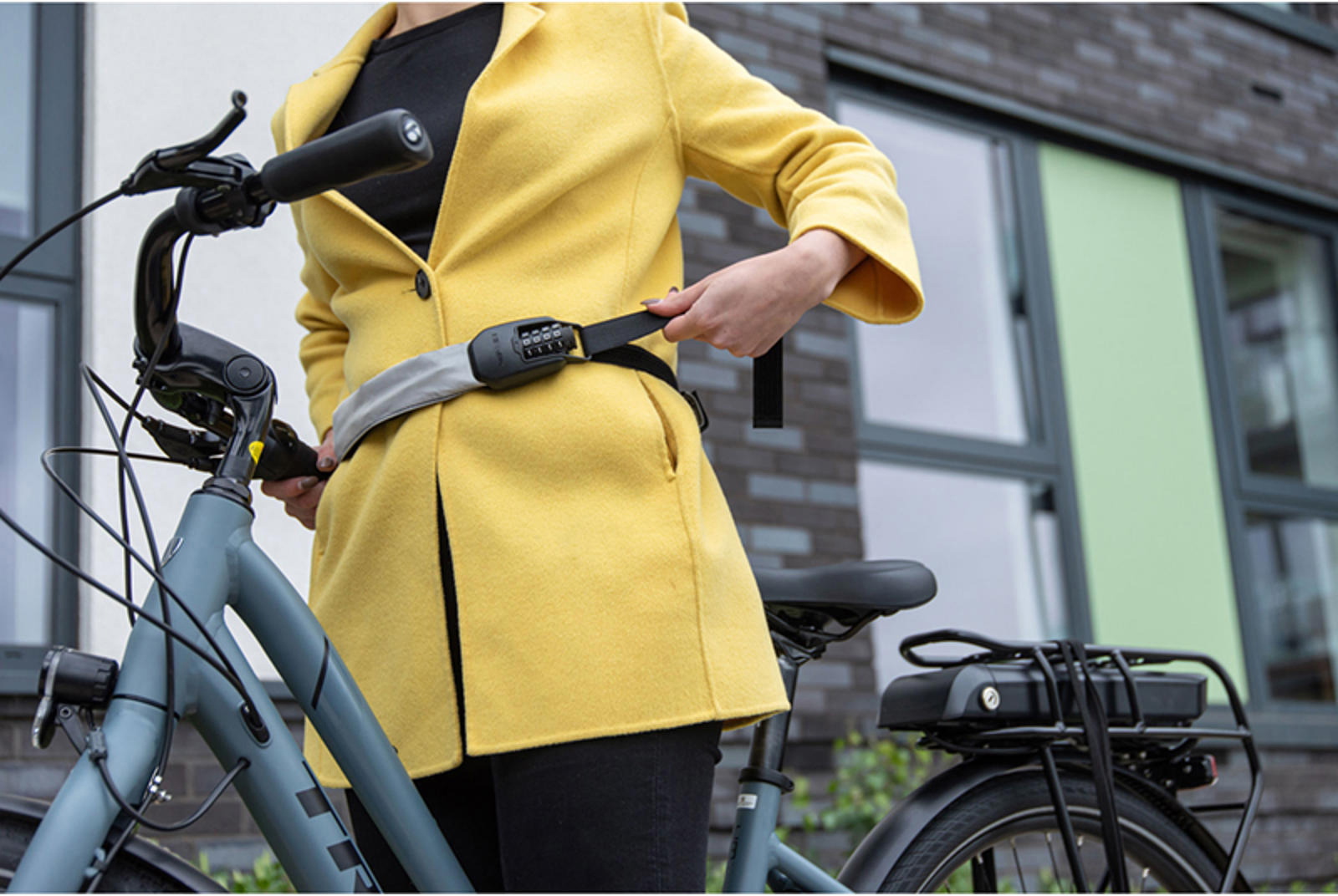 Tilbehør - Cykellås - HIPLOK Spin Wearable Chain Lock - Reflective