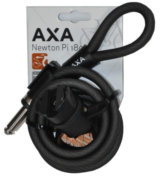 AXA Newton Spirallås Plug-In til Defender/SolidPlus 180cm/10mm